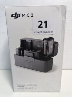 DJI MIC 2 WIRELESS MICROPHONE