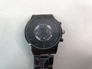 GENEVA MEN'S WRIST WATCH + BRACELET