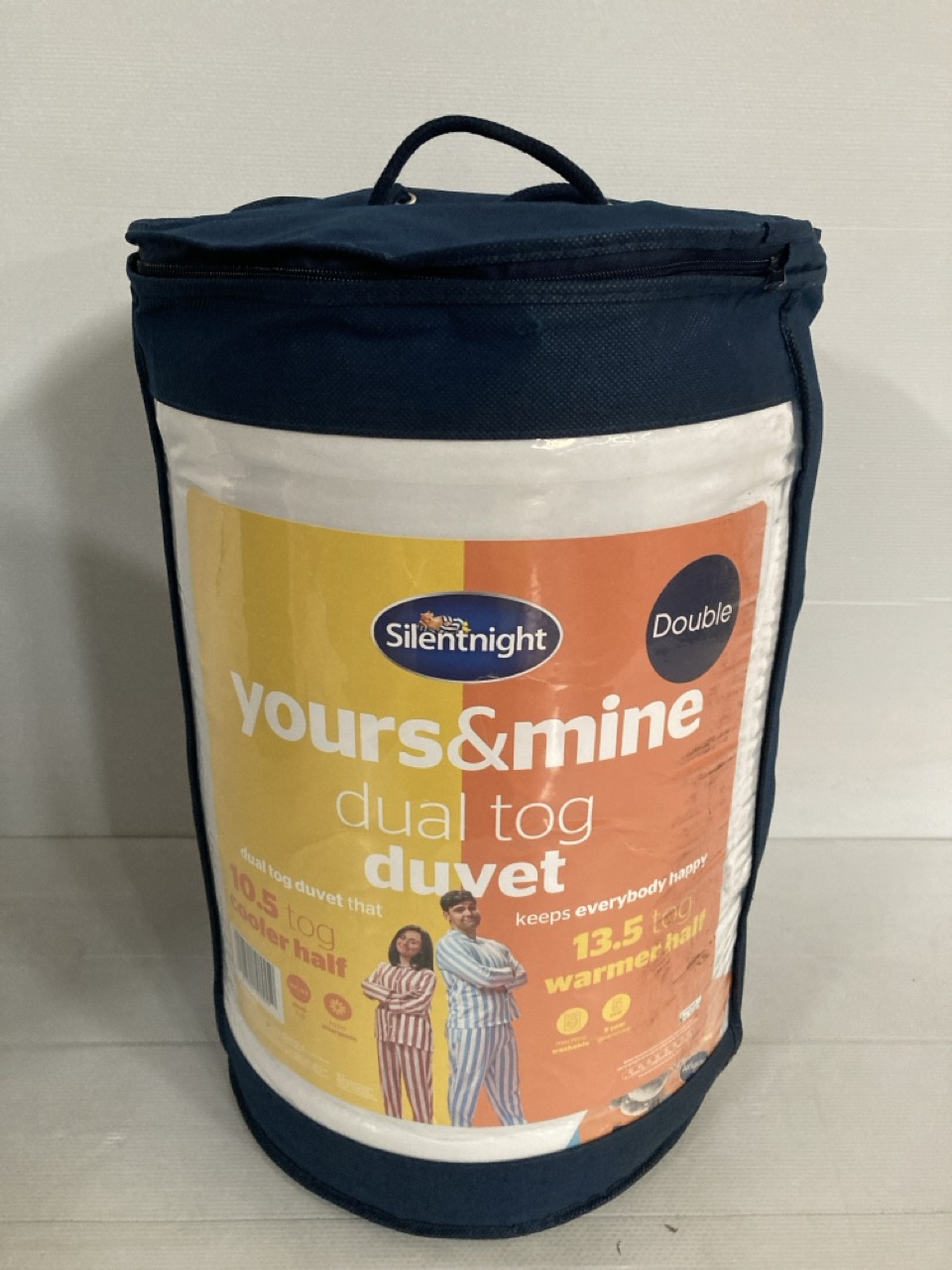 John Pye Auctions 2 X SILENT NIGHT YOURS & MINE DOUBLE DUAL TOG DUVET