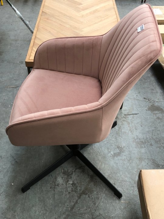 John Pye Auctions JOHN LEWIS & PARTNERS BROOKS OFFICE CHAIR IN PLUSH