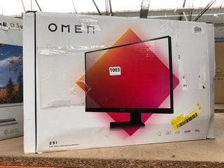 HP OMEN 25I FHD 165HZ HDR GAMING MONITOR - RRP £230: LOCATION - CR1