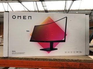 HP OMEN 34C WQHD 165HZ CURVED GAMING MONITOR - RRP £349: LOCATION - CR1