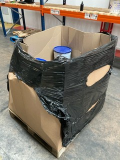 PALLET OF ASSORTED ROOFING COATING AND SILICONE RENDER