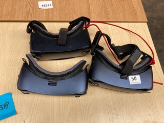 3 X SAMSUNG GEAR VR HEADSETS