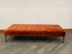 POPPY DAYBED IN VELVET RUST - RRP £1,395