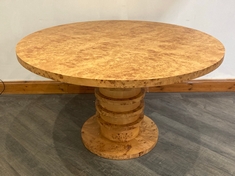 RUTLAND DINING TABLE IN NATURAL OAK - RRP £3,500 (KERBSIDE PALLET DELIVERY)