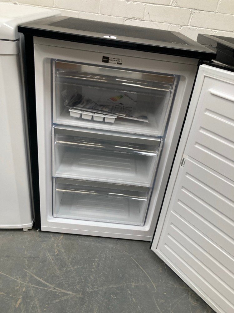 John Pye Auctions HOTPOINT UNDER COUNTER FREEZER IN BLACK MODEL NO