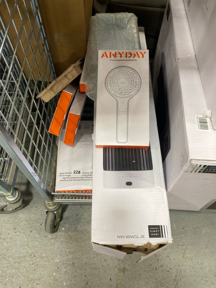 John Pye Auctions 7 X ANYDAY JOHN LEWIS 4'' RECHARGEABLE HANDHELD