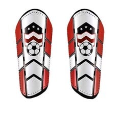 15 X CYB GENE SHIN PADS FOR KIDS JUNIOR BOYS GIRLS FOOTBALL SHIN GUARDS FOR YOUTH CHILDREN PROTECTIVE EQUIPMENT WITH ADJUSTABLE STRAPS & BREATHING HOLES FOOTBALL GIFTS RED M - TOTAL RRP £173: LOCATIO