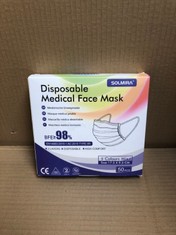 30 X DISPOSABLE MEDICAL FACE MASK RRP £124: LOCATION - B