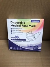 32 X DISPOSABLE MEDICAL FACE MASK RRP £133: LOCATION - B