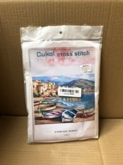 QUANTITY OF ITEMS TO INCLUDE CROSS STITCH: LOCATION - B
