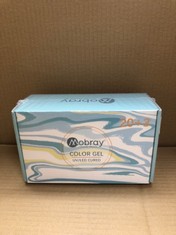 16 X MOBRAY COLOR GEL UV/LED CURED RRP £213: LOCATION - A