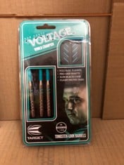 QUANTITY OF ASSORTED ITEMS TO INCLUDE ROB CROSS VOLTAGE DART SET RRP £450: LOCATION - E