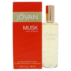 13 X JOVAN MUSK JOVAN FOR WOMEN 3.25 OZ COLOGNE CONCENTRATE SPRAY - TOTAL RRP £107: LOCATION - E
