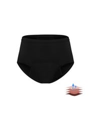 34 X LEOVAN PERIOD PANTS FOR WOMEN HEAVY FLOW MENSTRUAL KNICKERS HIGH WAISTED LEAK-PROOF PERIOD UNDERWEAR FOR POSTPARTUM MATERNITY - BLACK L - TOTAL RRP £306: LOCATION - A