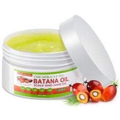 30 X BATANA OIL HAIR, NATURAL HAIR GROWTH OIL AND CONDITIONER FOR DAMAGED HAIR, SOURCED FROM HONDURAS, PREVENTS HAIR LOSS, ELIMINATES SPLIT ENDS & INCREASES SHINE, HAIR MASKS FOR ALL HAIR TYPES, 100G