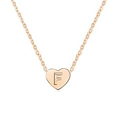 QUANTITY OF ASSORTED ITEMS TO INCLUDE SBI JEWELRY F LOVE HEART INITIAL NECKLACE FOR WOMEN ROSE GOLD LETTER PENDANT FRIENDSHIP GIRLS FRIENDS FAMILY AUNTIE NIECE ANNIVERSARY BIRTHDAY MOTHERS DAY- TOTAL