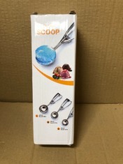 QUANTITY OF ASSORTED ITEMS TO INCLUDE COOKIE SCOOP SET, ICE CREAM SCOOP SET, 3 PCS COOKIE SCOOPS FOR BAKING INCLUDE LARGE-MEDIUM-SMALL SIZE, PERFECT FOR COOKIE, ICE CREAM, CUPCAKE, MUFFIN, MEATBALL-