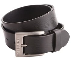QUANTITY OF ASSORTED ITEMS TO INCLUDE MILANO MENS FULL GRAIN LEATHER BELT - 1.5" , 40MM  - BLACK BROWN # ML-2920 - BLACK, LARGE- TOTAL RRP £264: LOCATION - A RACK