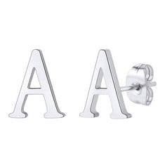 QUANTITY OF ASSORTED ITEMS TO INCLUDE GOLD ALPHABET I EARRINGS FOR MEN, MINIMALIST MAJUSCULE EAR STUD, GIFT FOR BOYFRIEND, ANTI ALLERGY 18K GOLD PLATED STAINLESS STEEL DAINTY INITIAL JEWELLERY TINY C
