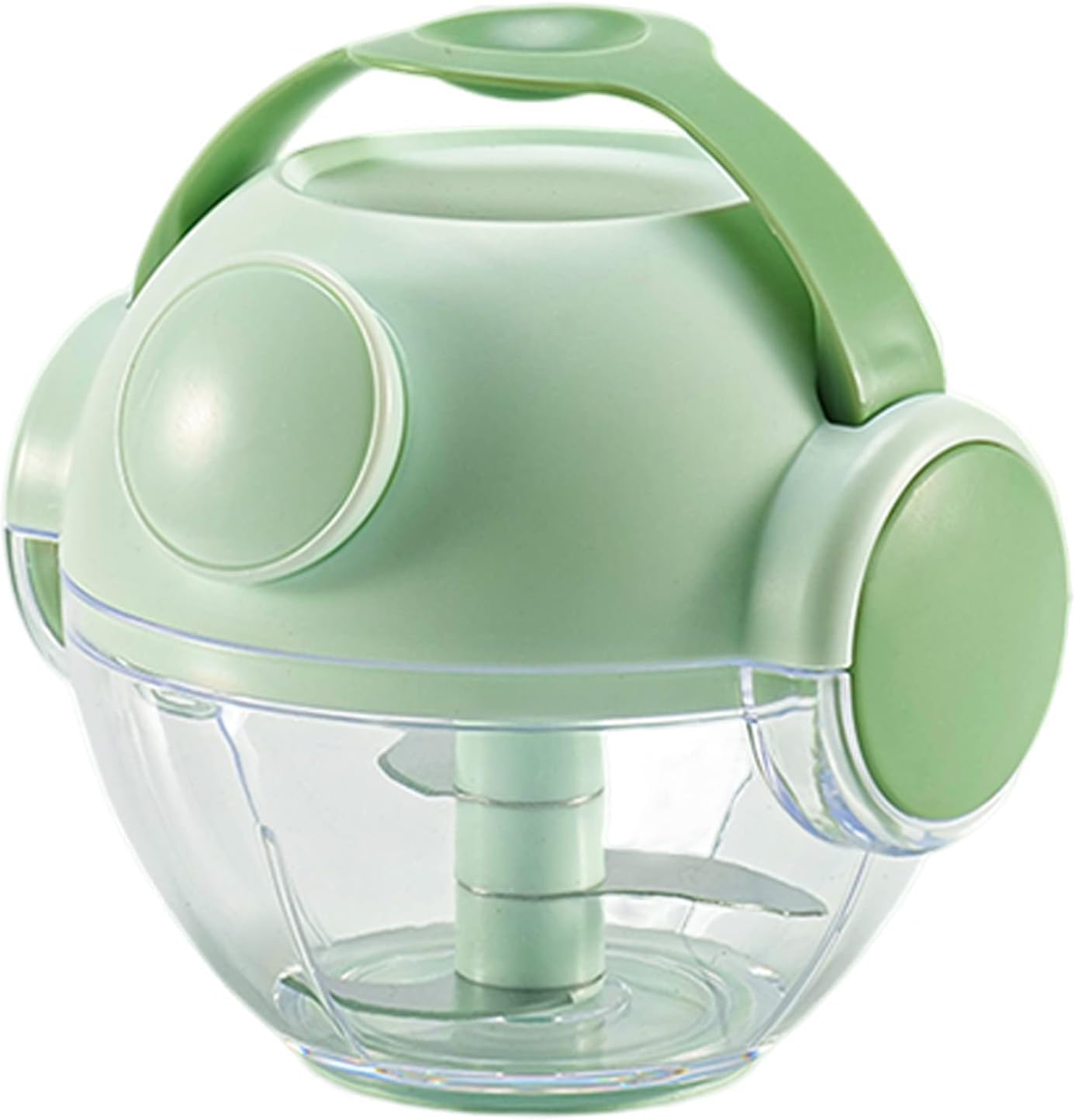 25 X MULTI-FUNCTION MINI GARLIC CRUSHER - QUICK AND EASY TO CLEAN - PERFECT FOR CHOPPER VEGETABLES, GARLIC, ONION, AND MORE - CUTE MANUAL CHOPPER (MUSIC BOX SHAPE) - TOTAL RRP £275: LOCATION - B RACK