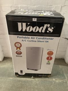 WOODS PORTABLE AIR CONDITIONER A/C COTINA SILENT 12K