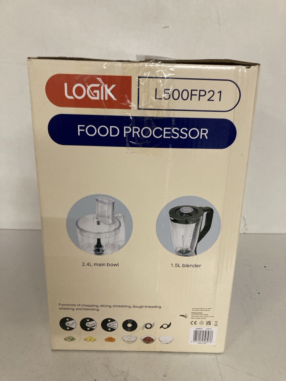 John Pye Auctions LOGIK FOOD PROCESSOR MODEL L500FP21