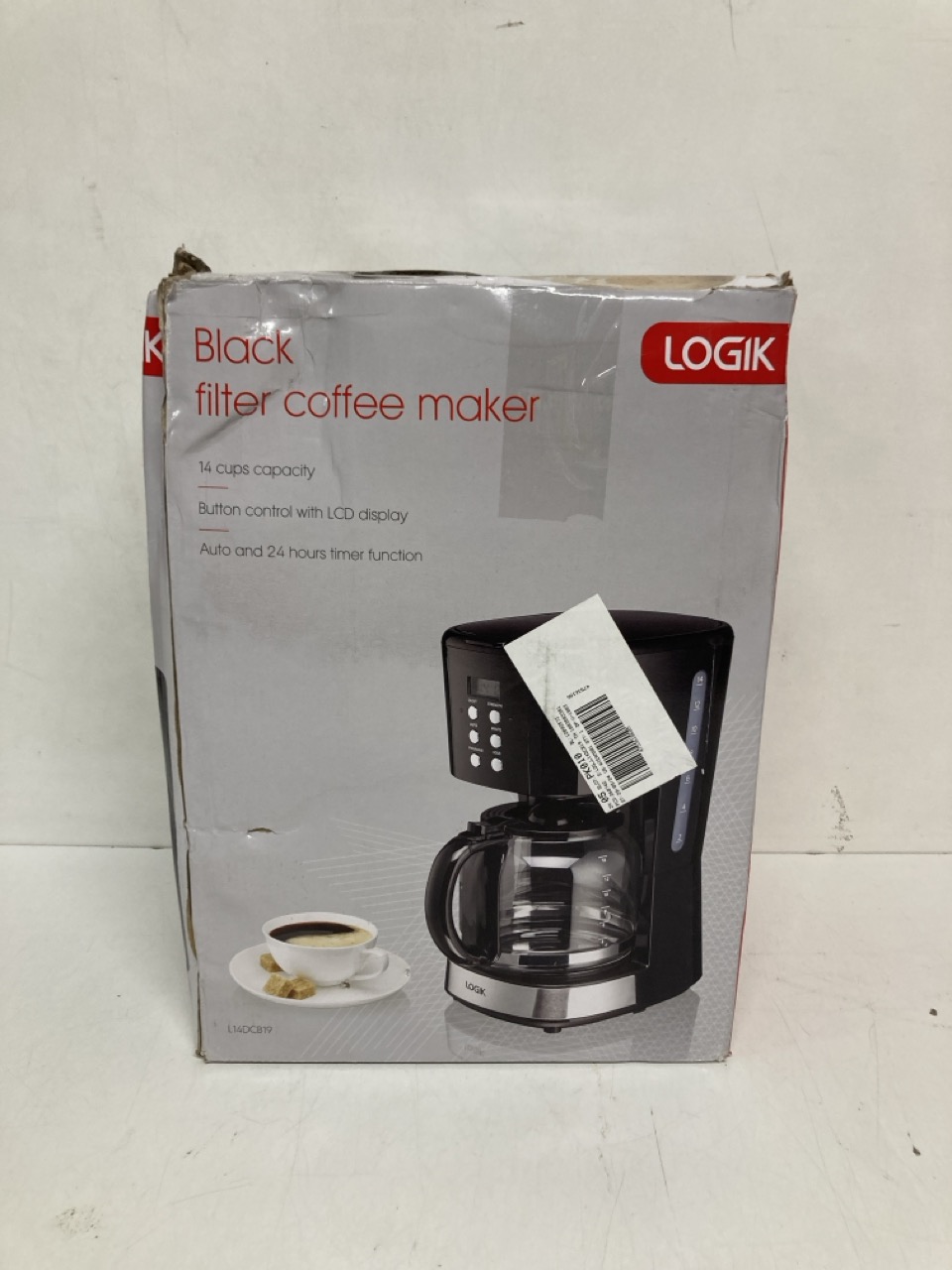John Pye Auctions LOGIK BLACK FILTER COFFEE MAKER MODEL L14DCB19
