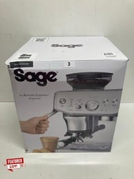 SAGE 'THE BARISTA EXPRESS IMPRESS' AUTOMATIC COFFEE MACHINE WITH ADJUSTABLE MILK FROTHER - RRP £499