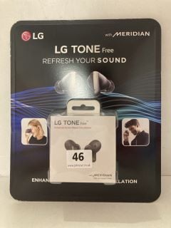LG TONE FREE ENHANCED ACTIVE NOISE CANCELLATION EARBUDS