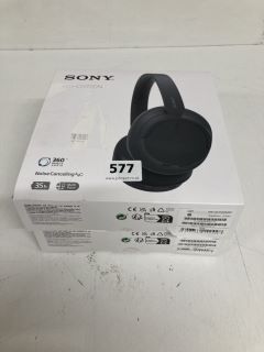 2 X SONY WIRELESS NOISE CANCELLING STEREO HEADSETS - MODEL WH-C720N