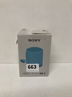 SONY WIRELESS SPEAKER - MODEL XB100