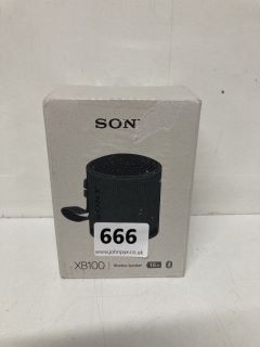 SONY WIRELESS SPEAKER - MODEL XB100