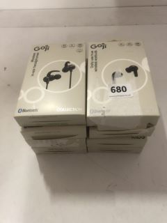 QTY OF ASSORTED GOJI HEADPHONES & EARBUDS