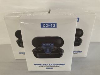 10 X XG-13 TWS 5.0 WIRELESS EARPHONES