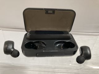 3 X TWS BTH-F9-5C TRUE WIRELESS EARBUDS VERSION 5 WITH ON THE GO CHARGING CASE AND LED DISPLAY, BLUETOOTH, WATERPROOF,
NOISE CANCELLING AND COMPATIBLE WITH SMART PHONES, TABLETS AND LAPTOPS.