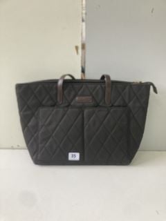 BARBOUR QUILTED TOTE BAG