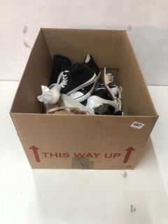 BOX OF ASSORTED WOMEN'S SHOES