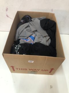 BOX OF ASSORTED CLOTHES