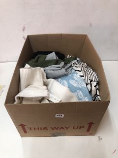 BOX OF ASSORTED CLOTHES