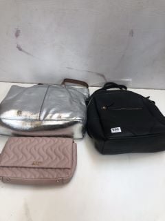 3 X ASSORTED BAGS INC ACCESSORIZE BACKPACK