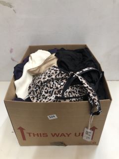 BOX OF ASSORTED CLOTHES INC PINK BIKINI TOP