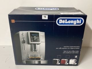 DELONGHI BEAN TO CUP COFFEE MAKER WITH TRADITIONAL MILK FROTHER