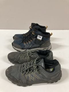 2 PAIRS OF FOOTWEAR TO INCLUDE GOODYEAR TRAINERS SIZE 20