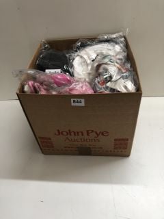 BOX OF ASSORTED CLOTHING TO INCLUDE DISNEY KIDS PYJAMAS TO FIT 8-9 YEARS
