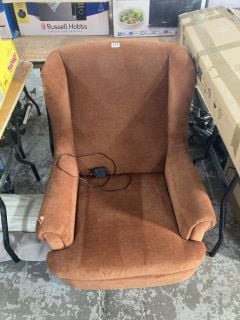 BROWN ARM CHAIR