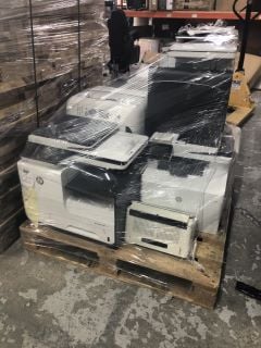 PALLET OF ASSORTED PRINTERS INC.HP COLOR LASERJET PRO MFP M479FDW