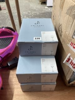 5 BOXES OF ZWIESEL GLASSES