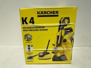 KARCHER K4 HIGH PRESSURE WASHER - RRP £309.99: LOCATION - FRONT BOOTH